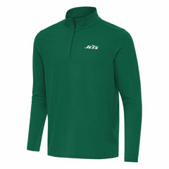 Antigua Intent Quarter-Zip Pullover Top - New York Jets
