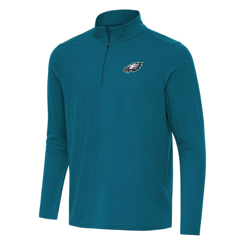 Antigua Intent Quarter-Zip Pullover Top - Philadelphia Eagles