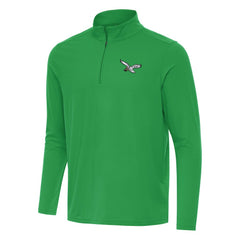 Antigua Intent Quarter-Zip Pullover Top - Philadelphia Eagles
