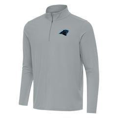 Antigua Intent Quarter-Zip Pullover Top - Carolina Panthers