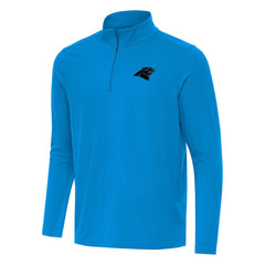 Antigua Intent Quarter-Zip Pullover Top - Carolina Panthers