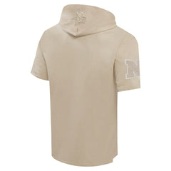 Pro Standard Neutrals Capsule Short Sleeve Pullover Hoodie - Minnesota Vikings
