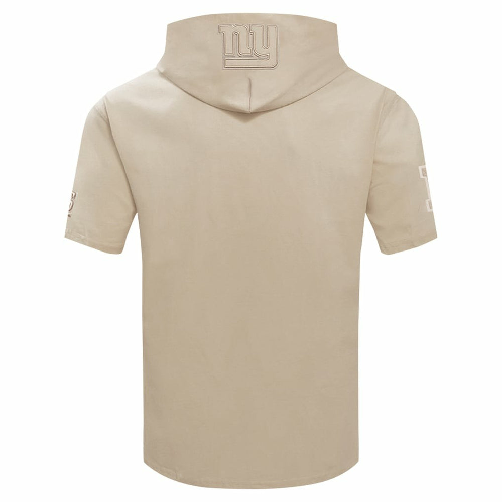 Pro Standard Neutrals Capsule Short Sleeve Pullover Hoodie - New York Giants
