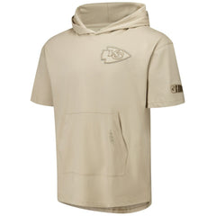 Pro Standard Neutrals Capsule Short Sleeve Pullover Hoodie - Kansas City Chiefs