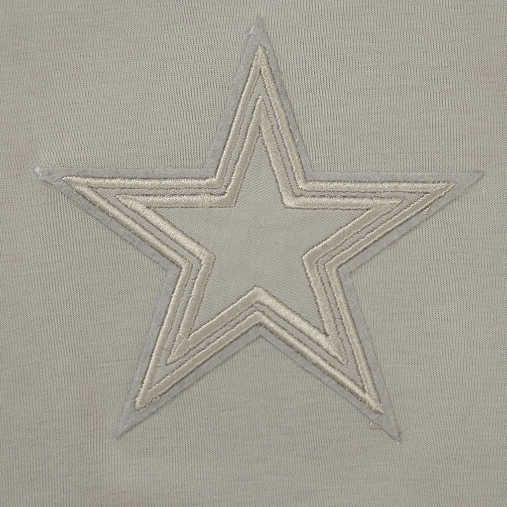 Pro Standard Neutrals Capsule Short Sleeve Pullover Hoodie - Dallas Cowboys