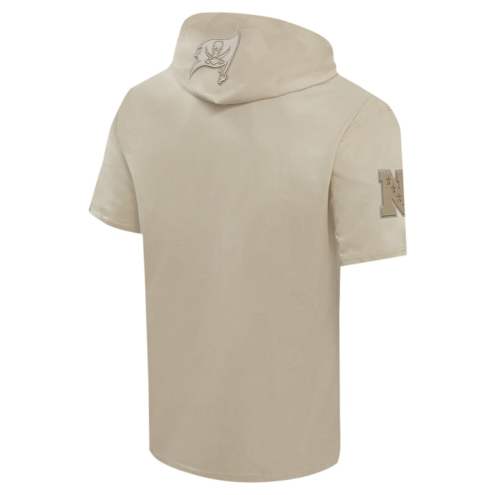 Pro Standard Neutrals Capsule Short Sleeve Pullover Hoodie - Tampa Bay Buccaneers