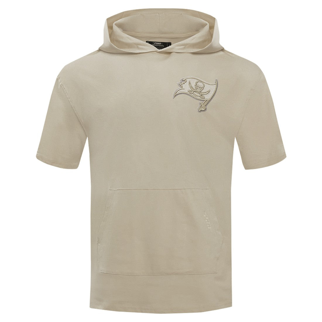 Pro Standard Neutrals Capsule Short Sleeve Pullover Hoodie - Tampa Bay Buccaneers