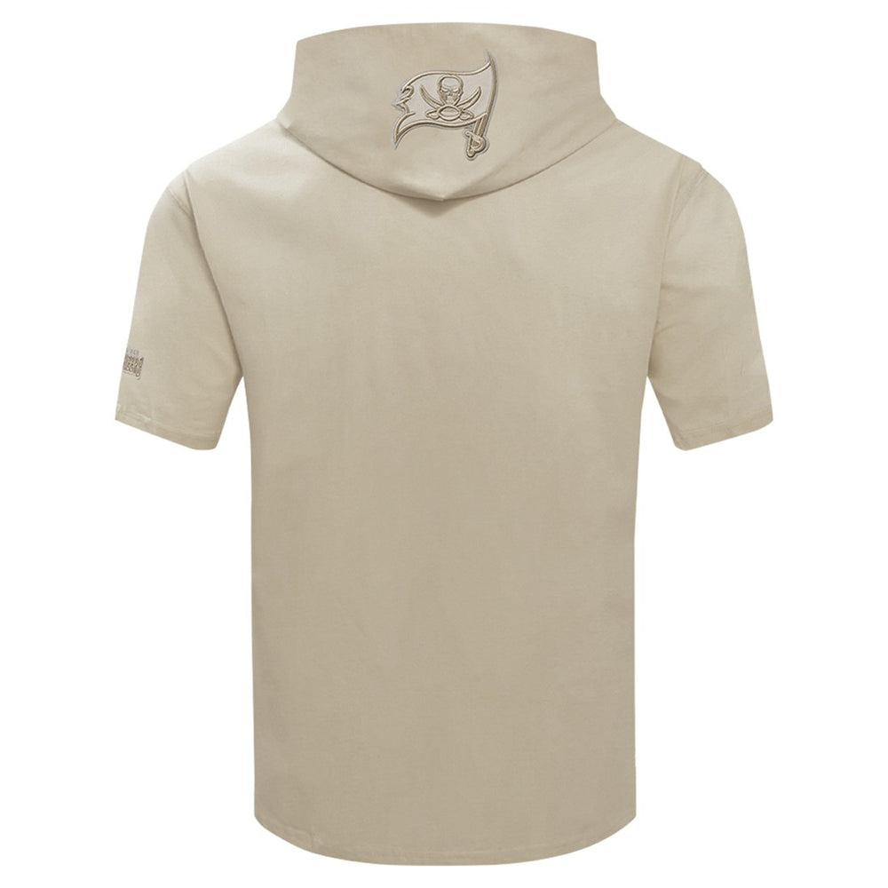 Pro Standard Neutrals Capsule Short Sleeve Pullover Hoodie - Tampa Bay Buccaneers