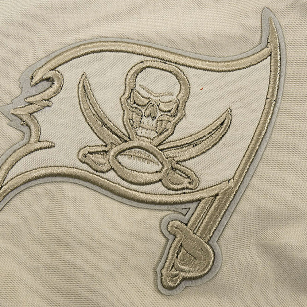 Pro Standard Neutrals Capsule Short Sleeve Pullover Hoodie - Tampa Bay Buccaneers