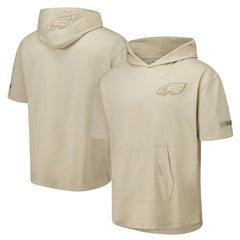 Pro Standard Neutrals Capsule Short Sleeve Pullover Hoodie - Philadelphia Eagles
