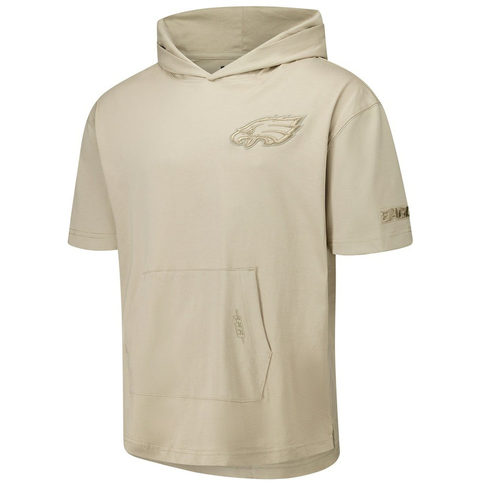 Pro Standard Neutrals Capsule Short Sleeve Pullover Hoodie - Philadelphia Eagles