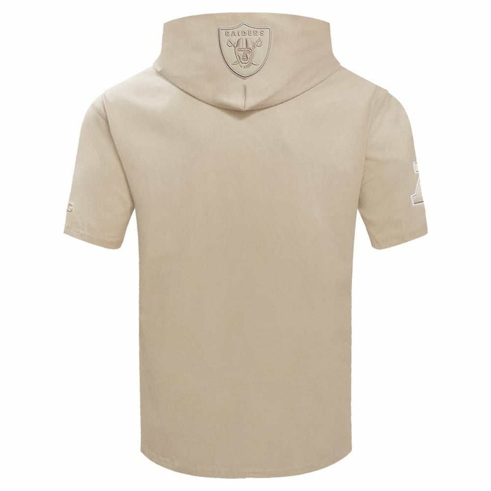 Pro Standard Neutrals Capsule Short Sleeve Pullover Hoodie - Las Vegas Raiders
