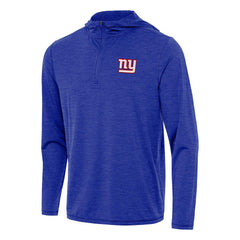 Antigua Tidy Quarter-Zip Pullover Hoodie - New York Giants