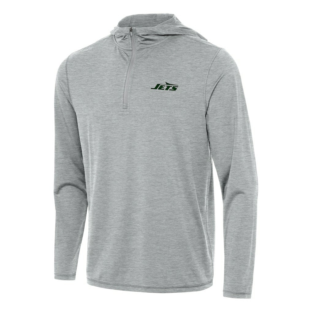 Antigua Tidy Quarter-Zip Pullover Hoodie - New York Jets