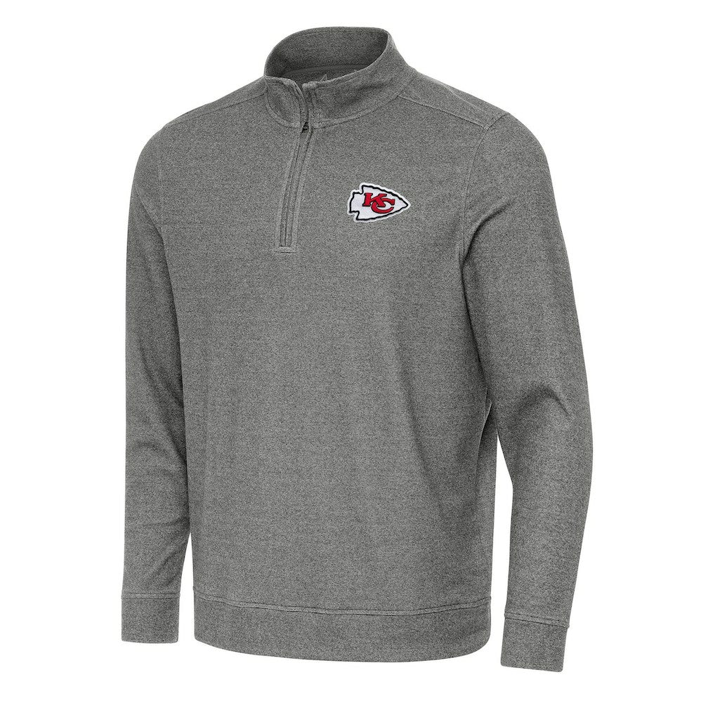 Antigua Subtle Quarter-Zip Top - Kansas City Chiefs