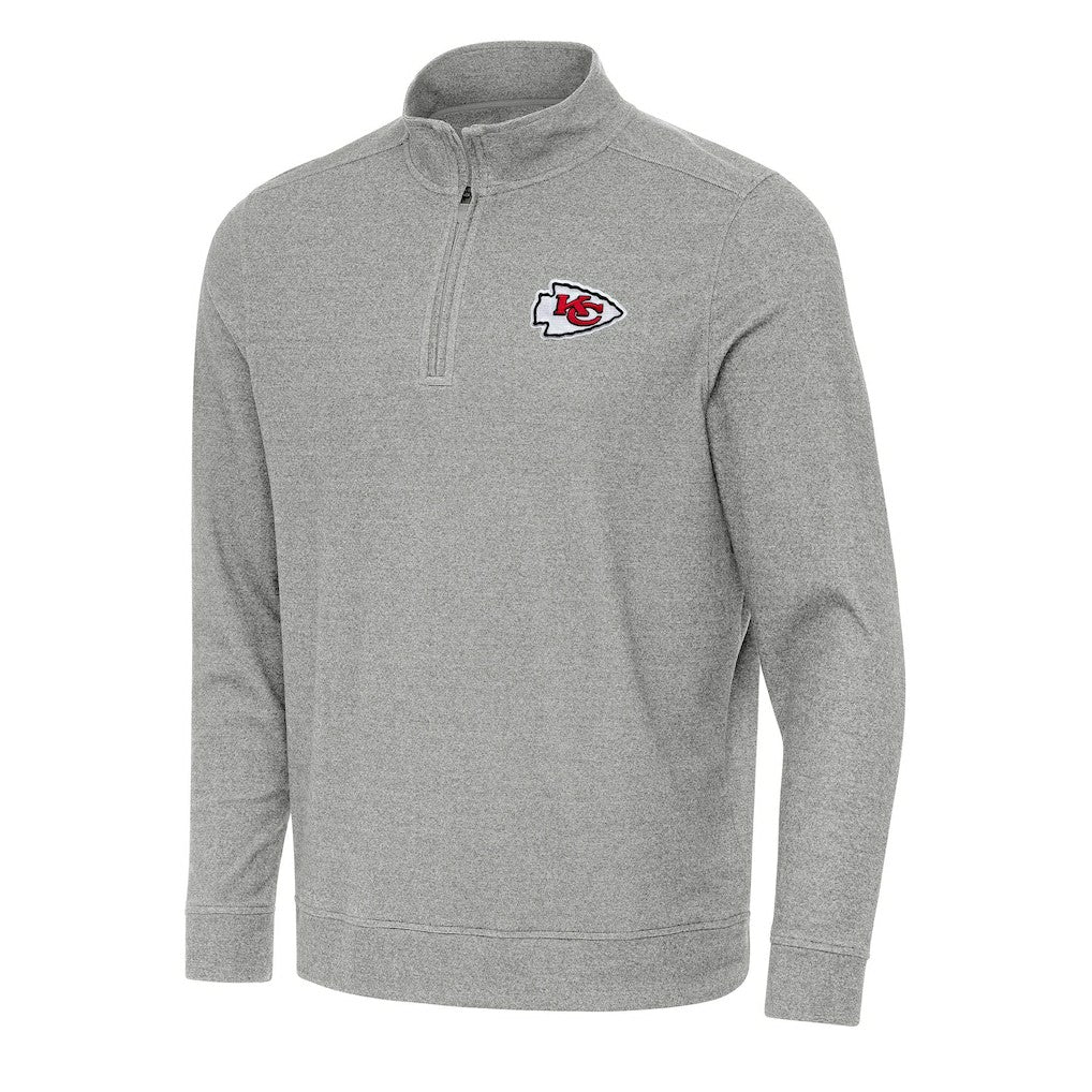Antigua Subtle Quarter-Zip Top - Kansas City Chiefs