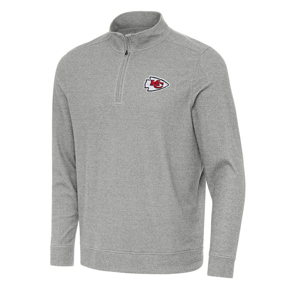 Antigua Subtle Quarter-Zip Top - Kansas City Chiefs