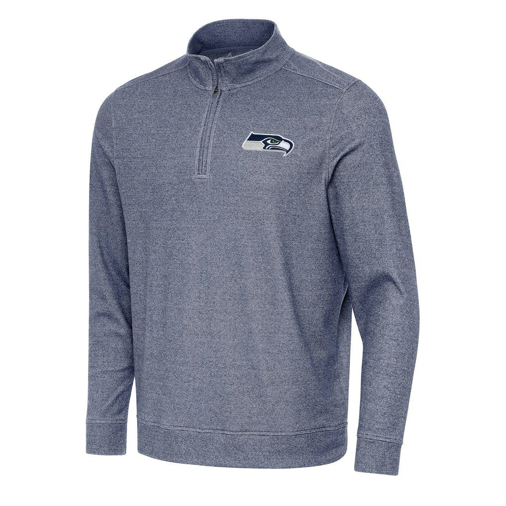 Antigua Subtle Quarter-Zip Top - Seattle Seahawks