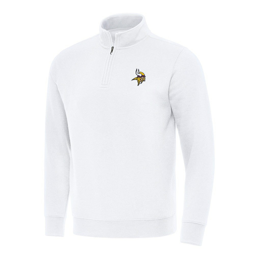 Antigua Victory Quarter-Zip Pullover Top - Minnesota Vikings