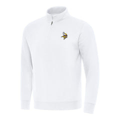 Antigua Victory Quarter-Zip Pullover Top - Minnesota Vikings