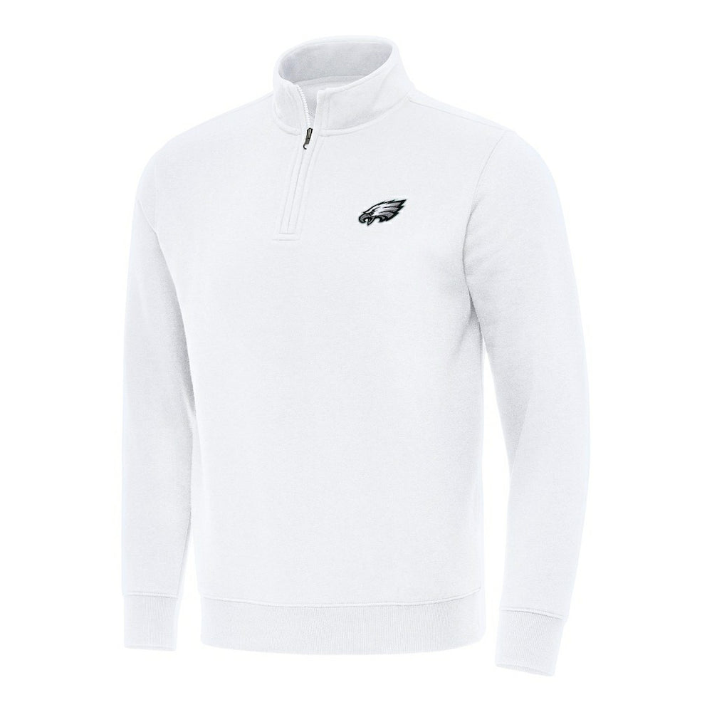 Antigua Victory Quarter-Zip Pullover Top - Philadelphia Eagles