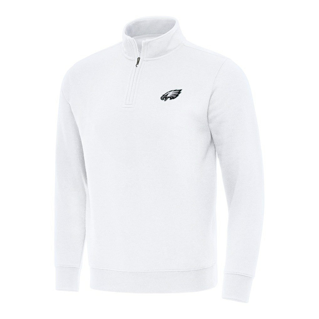 Antigua Victory Quarter-Zip Pullover Top - Philadelphia Eagles
