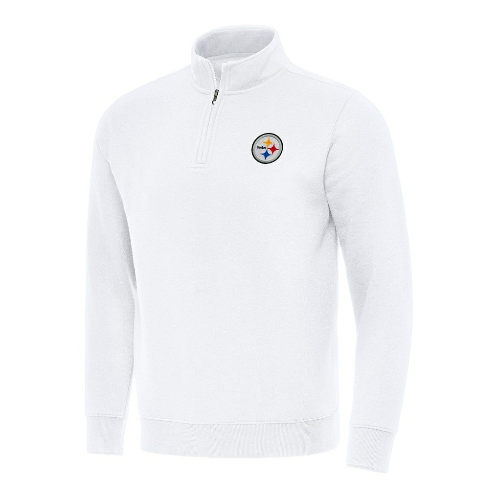 Antigua Victory Quarter-Zip Pullover Top - Pittsburgh Steelers