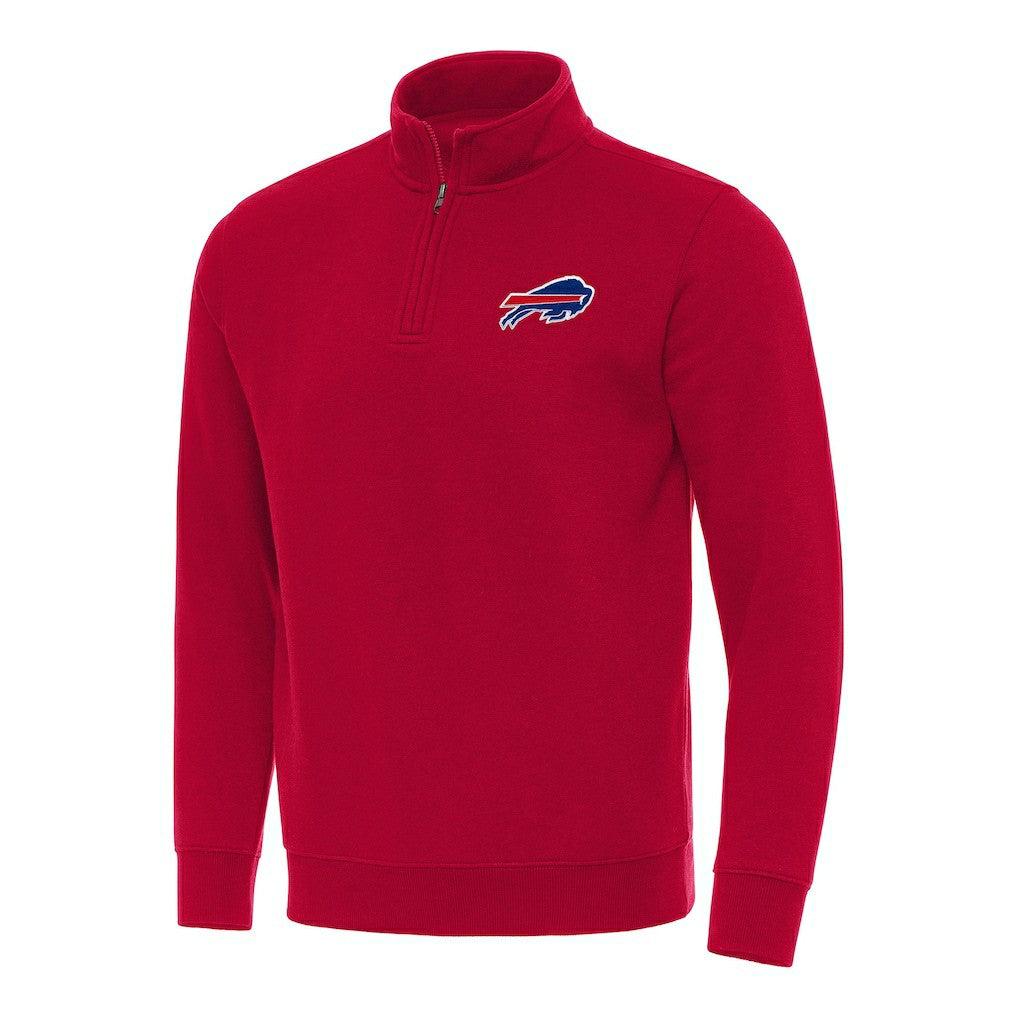 Antigua Victory Quarter-Zip Pullover Top - Buffalo Bills