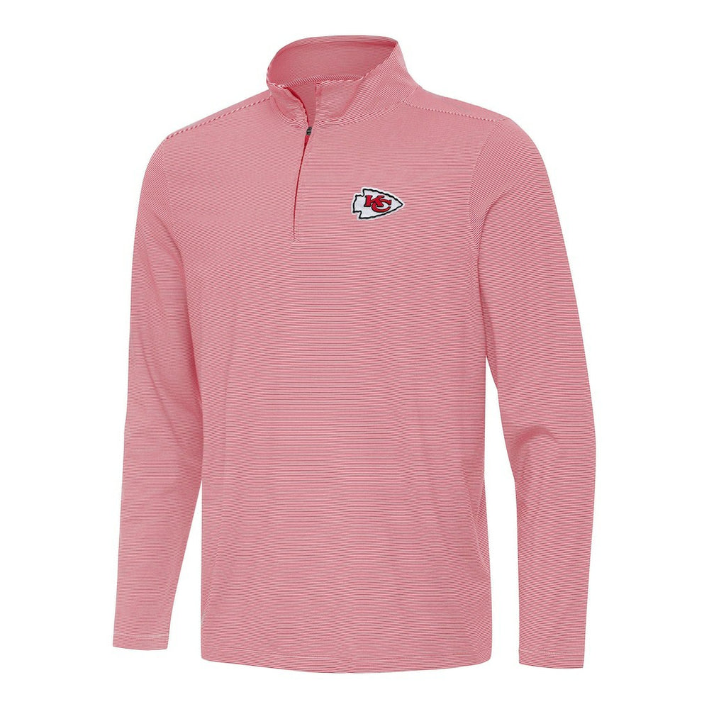 Antigua Twine Quarter-Zip Jacket - Kansas City Chiefs