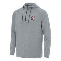 Antigua Spikes Quarter-Zip Pullover Hoodie - Cleveland Browns