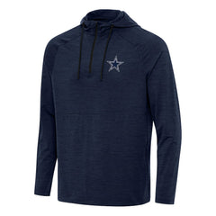 Antigua Spikes Quarter-Zip Pullover Hoodie - Dallas Cowboys