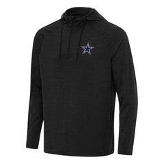 Antigua Spikes Quarter-Zip Pullover Hoodie - Dallas Cowboys