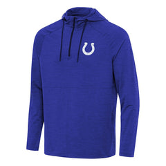 Antigua Spikes Quarter-Zip Pullover Hoodie - Indianapolis Colts
