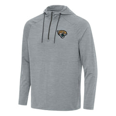 Antigua Spikes Quarter-Zip Pullover Hoodie - Jacksonville Jaguars