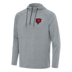 Antigua Spikes Quarter-Zip Pullover Hoodie - Chicago Bears