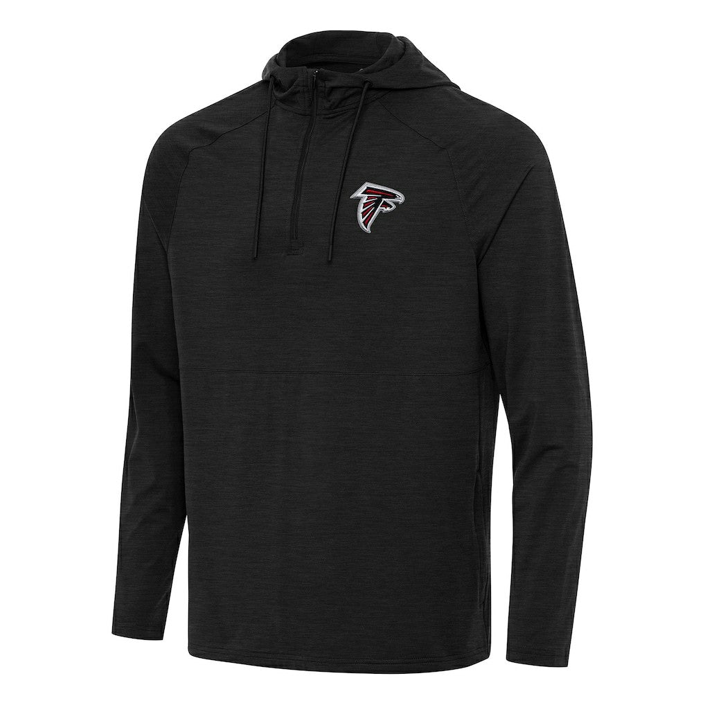 Antigua Spikes Quarter-Zip Pullover Hoodie - Atlanta Falcons