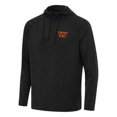Antigua Spikes Quarter-Zip Pullover Hoodie - Washington Commanders