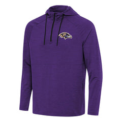 Antigua Spikes Quarter-Zip Pullover Hoodie - Baltimore Ravens