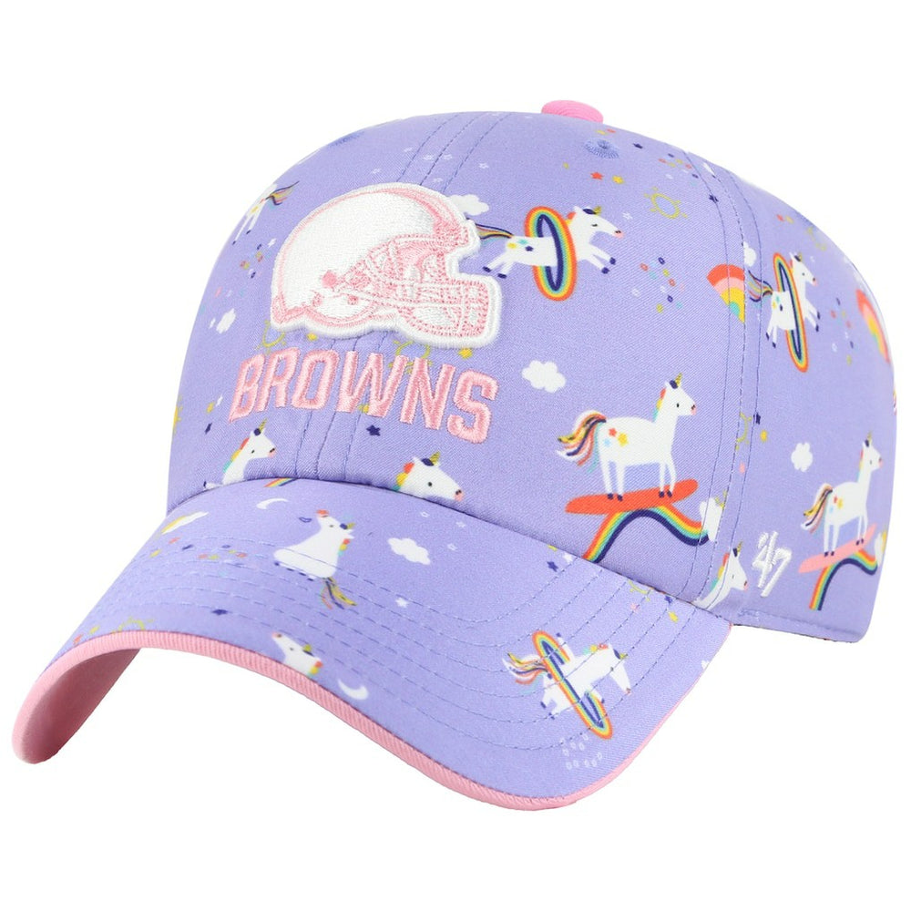 '47 Girls Preschool Unicorn Clean Up Adjustable Hat - Cleveland Browns