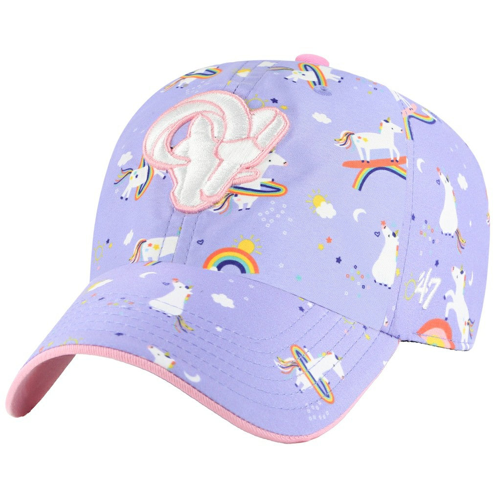'47 Girls Preschool Unicorn Clean Up Adjustable Hat - Los Angeles Rams