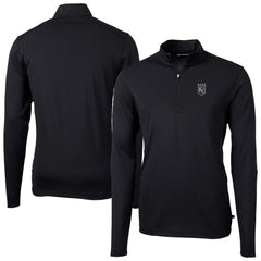 MLB Kansas City Royals Cutter & Buck Virtue Eco Pique Quarter-Zip Jacket
