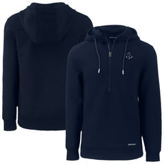 MLB Boston Red Sox Cutter & Buck Roam Eco Recycled Half-Zip Pullover Hoodie