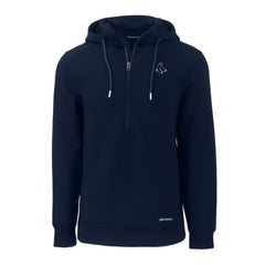 MLB Boston Red Sox Cutter & Buck Roam Eco Recycled Half-Zip Pullover Hoodie