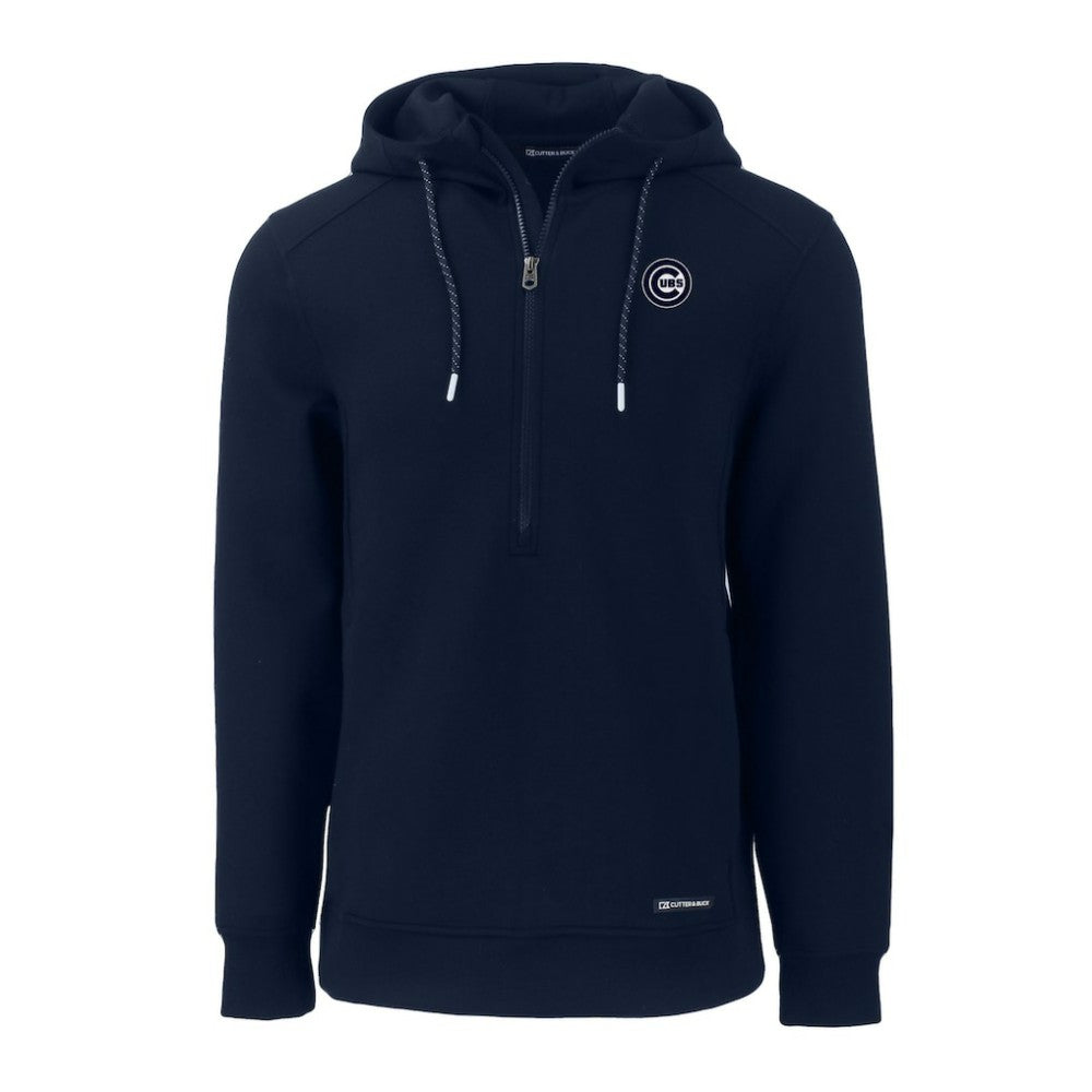 MLB Chicago Cubs Cutter & Buck Roam Eco Recycled Half-Zip Pullover Hoodie