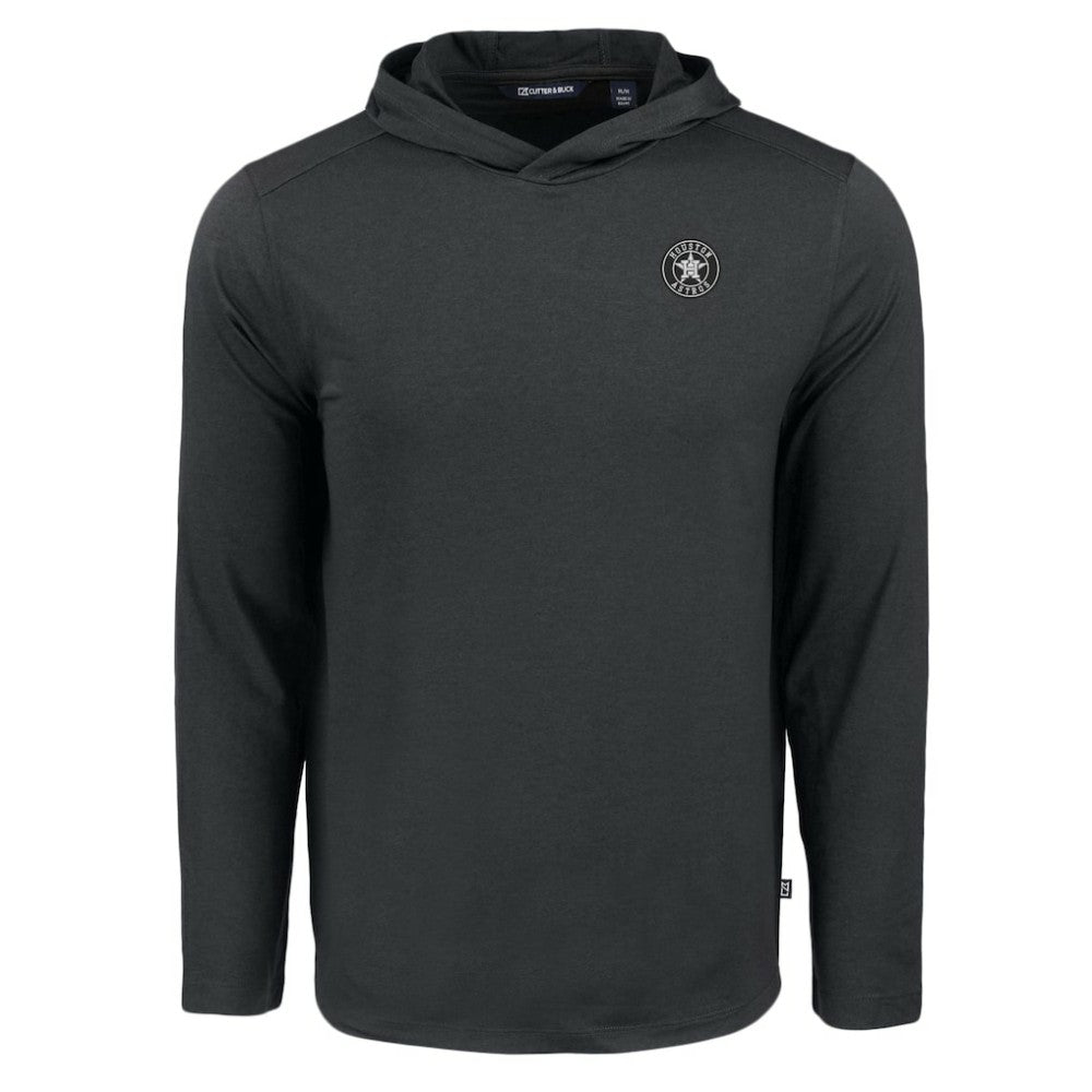MLB Houston Astros Cutter & Buck Coastline Epic Comfort Eco Recycled Long Sleeve Hoodie T-Shirt