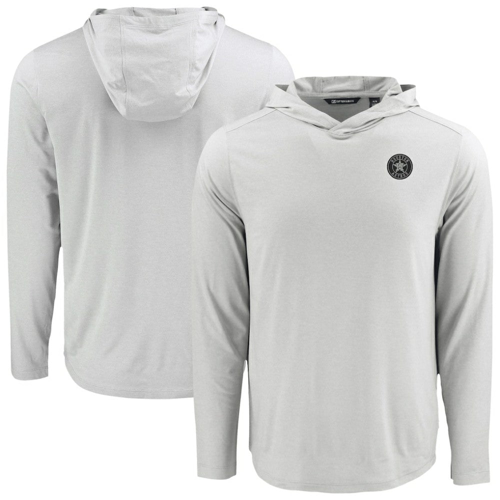 MLB Houston Astros Cutter & Buck Coastline Epic Comfort Eco Recycled Long Sleeve Hoodie T-Shirt