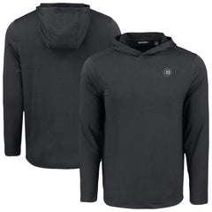 MLB Chicago Cubs Cutter & Buck Coastline Epic Comfort Eco Recycled Long Sleeve Hoodie T-Shirt