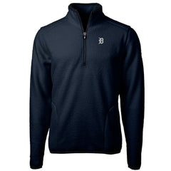 MLB Detroit Tigers Cutter & Buck Cascade Eco Fleece Quarter-Zip Jacket