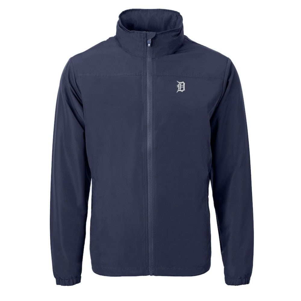 MLB Detroit Tigers Cutter & Buck Charter Eco Recycled Full-Zip Hoodie Jacket