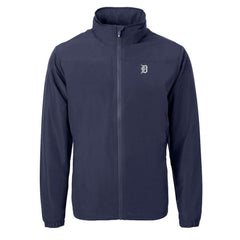 MLB Detroit Tigers Cutter & Buck Charter Eco Recycled Full-Zip Hoodie Jacket